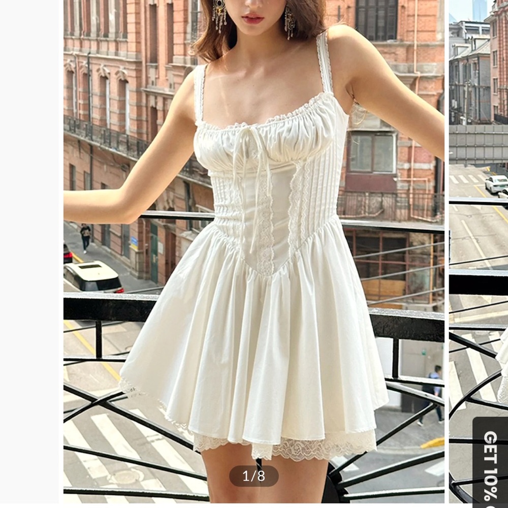 Commense coastal cowgirl corset dress